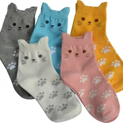 Women Cat Socks Pic