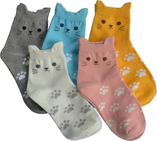 Women Cat Socks Pic