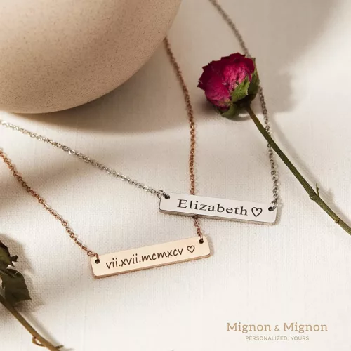 Customizable Engraved Necklaces
